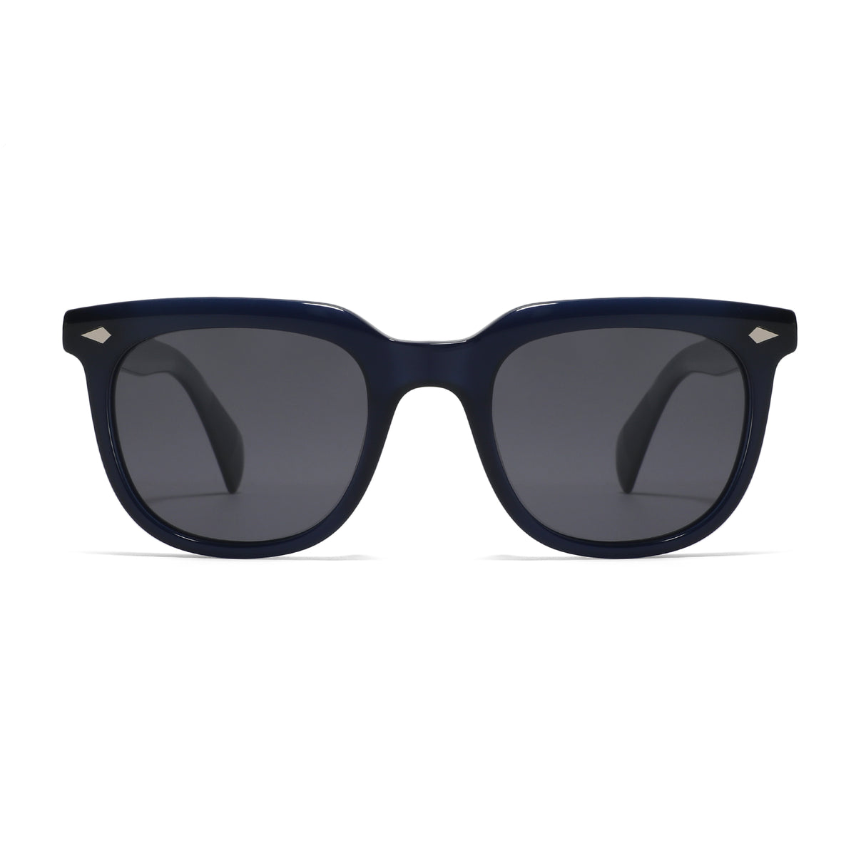 משקפי שמש Sol מסגרת מרובעת בצבע כחול כהה
