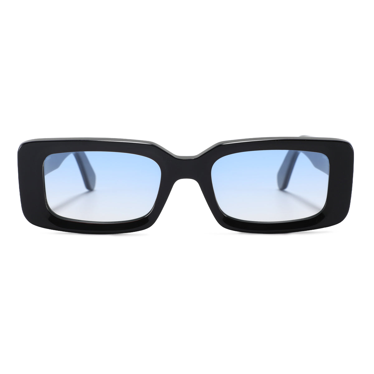 משקפי שמש Ares מסגרת מלבנית בצבע שחור