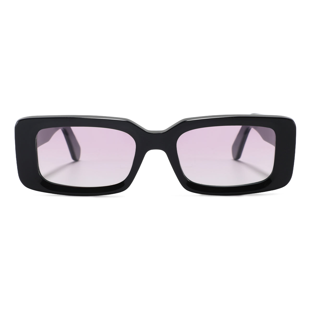 משקפי שמש Ares מסגרת מלבנית בצבע שחור