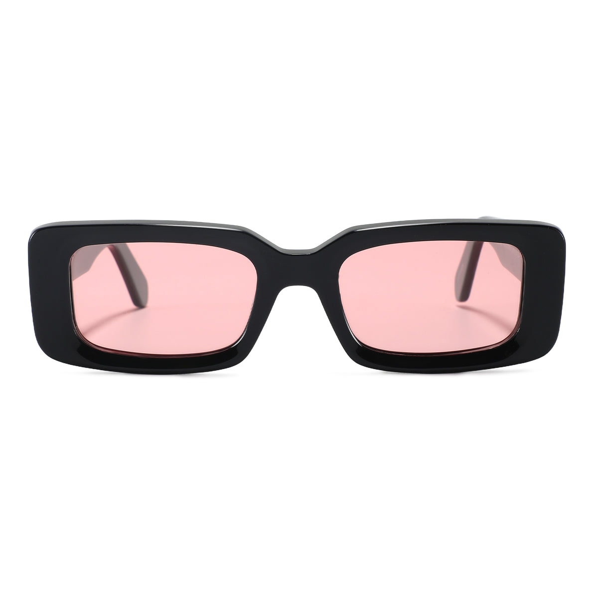 משקפי שמש Ares מסגרת מלבנית בצבע שחור