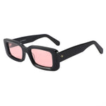 משקפי שמש Ares מסגרת מלבנית בצבע שחור