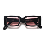 משקפי שמש Ares מסגרת מלבנית בצבע שחור