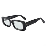 משקפי שמש Ares מסגרת מלבנית בצבע שחור