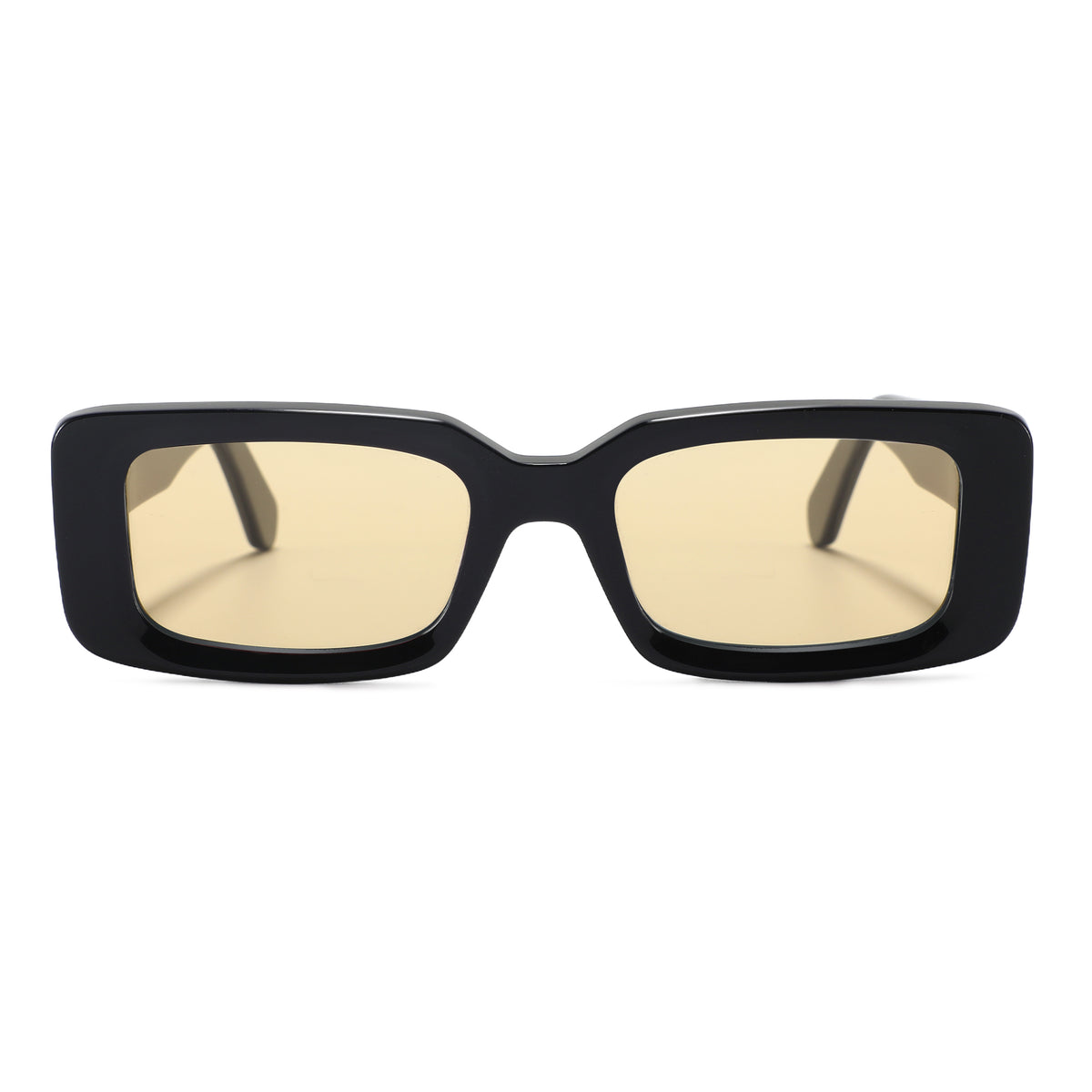 משקפי שמש Ares מסגרת מלבנית בצבע שחור