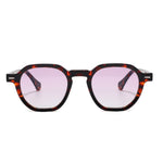 משקפי שמש Indra מסגרת עגולה בצבע שחור