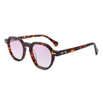 משקפי שמש Indra מסגרת עגולה בצבע שחור