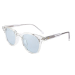 משקפי שמש Aura מסגרת עגולה בצבע שקוף