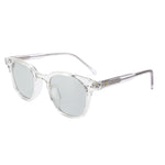 משקפי שמש Aura מסגרת עגולה בצבע שקוף