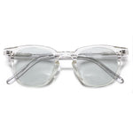 משקפי שמש Aura מסגרת עגולה בצבע שקוף