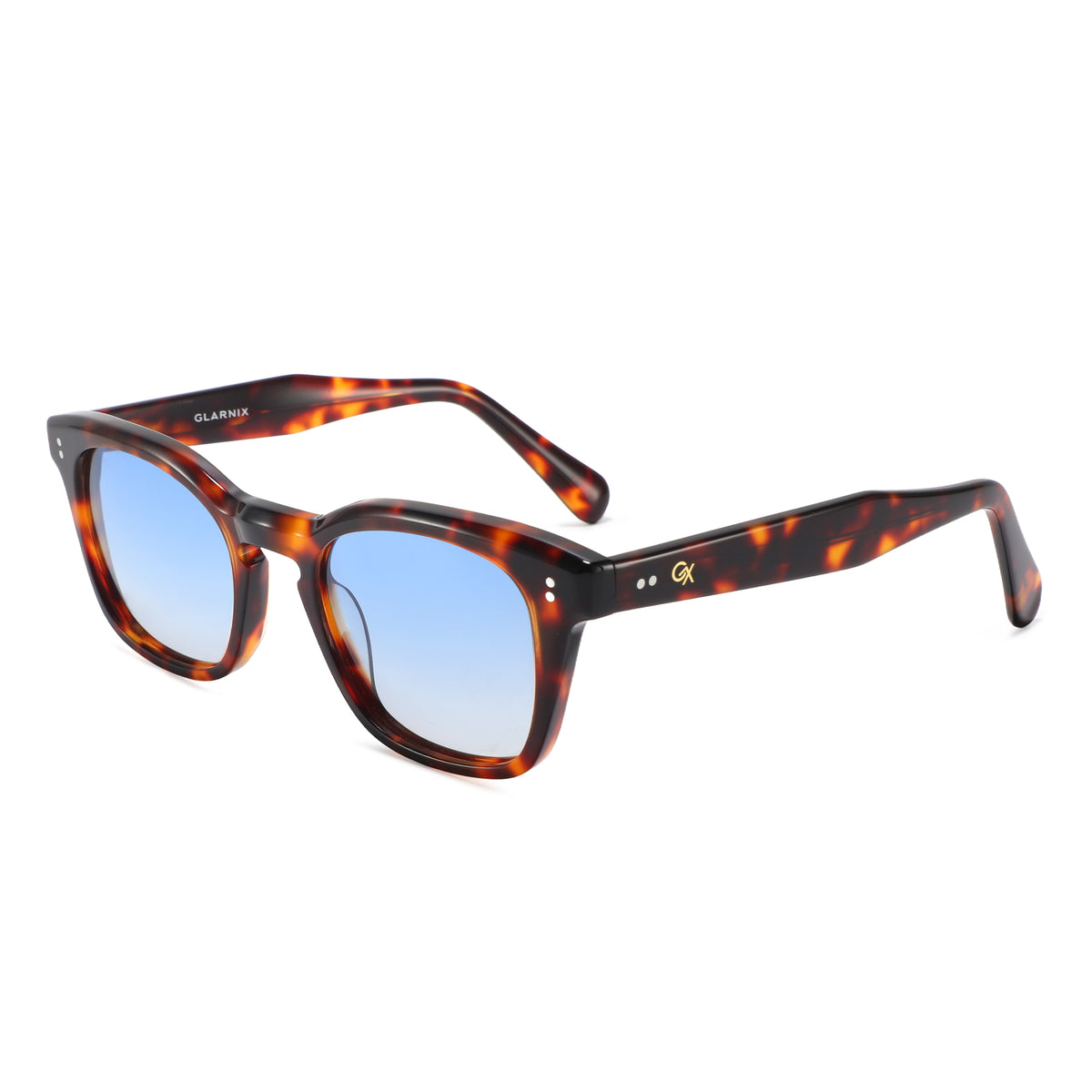 משקפי שמש Odin מסגרת מרובעת בצבע חום הוואנה