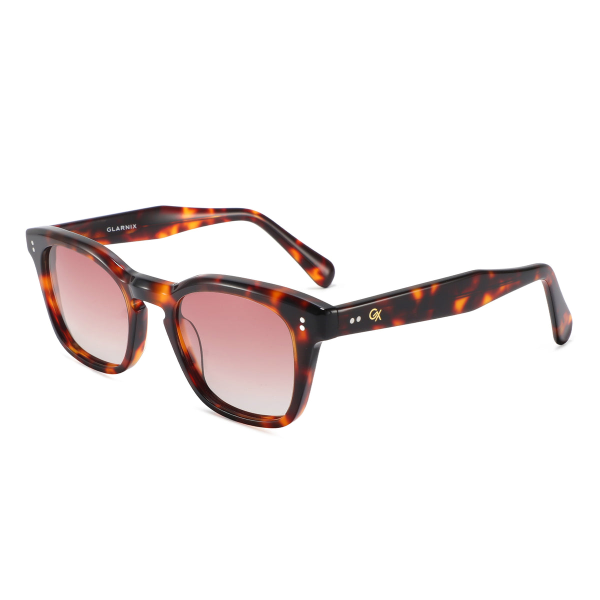 משקפי שמש Odin מסגרת מרובעת בצבע חום הוואנה