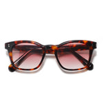 משקפי שמש Odin מסגרת מרובעת בצבע חום הוואנה