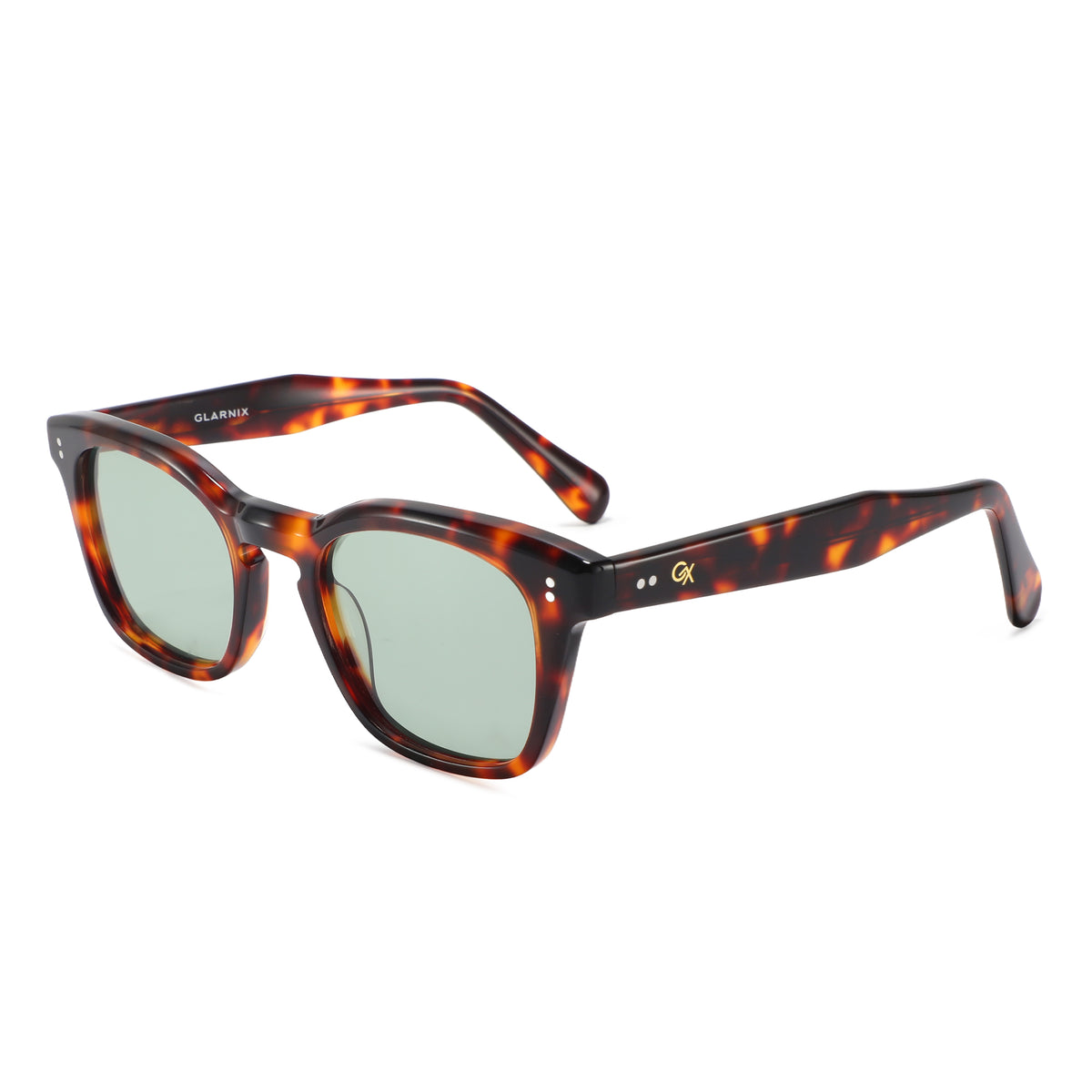 משקפי שמש Odin מסגרת מרובעת בצבע חום הוואנה