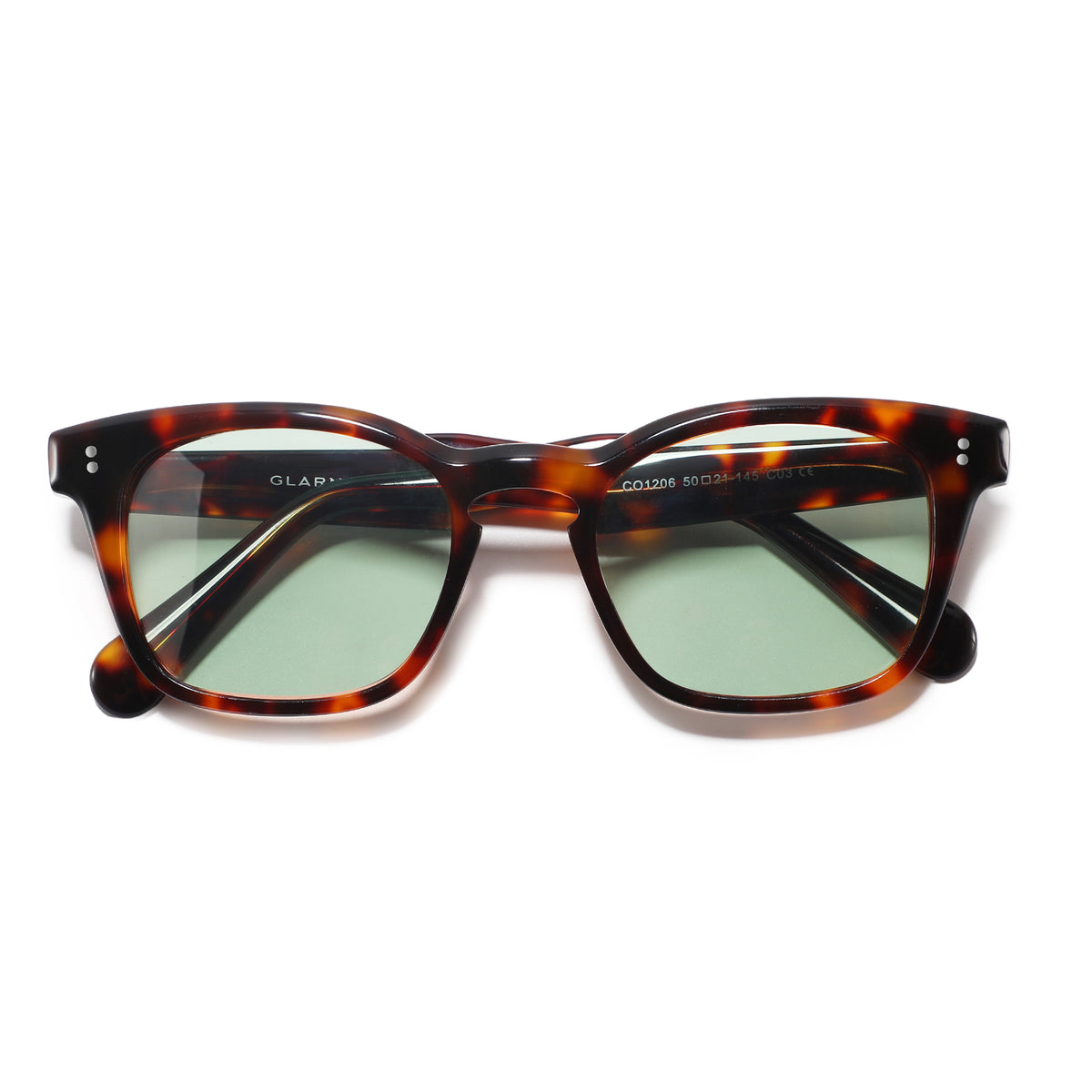 משקפי שמש Odin מסגרת מרובעת בצבע חום הוואנה