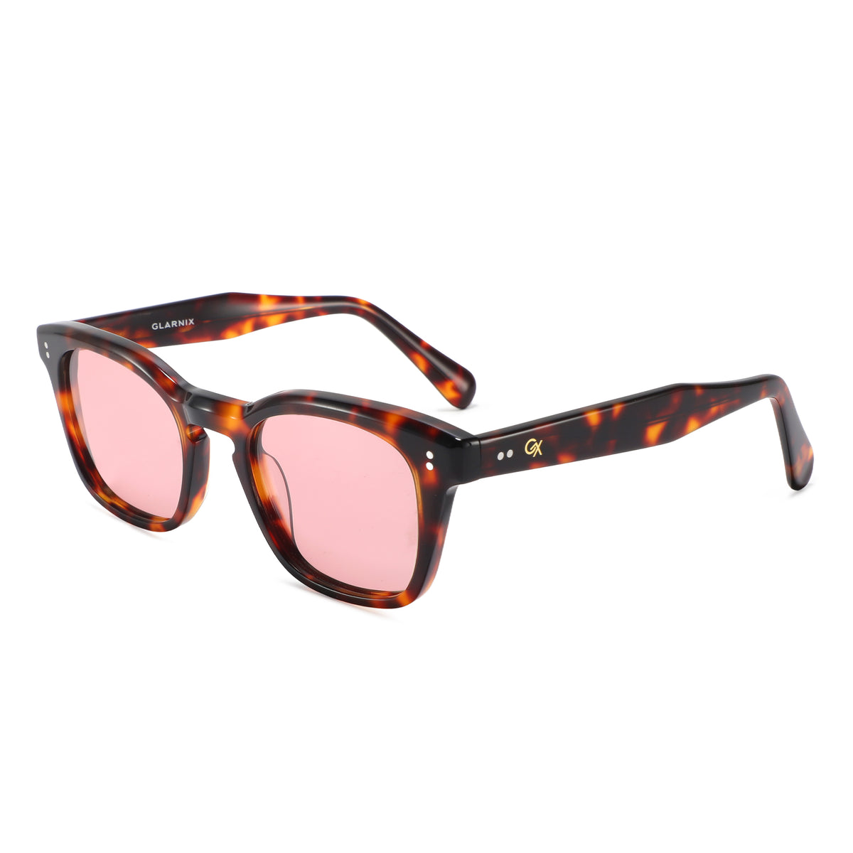 משקפי שמש Odin מסגרת מרובעת בצבע חום הוואנה