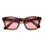 משקפי שמש Odin מסגרת מרובעת בצבע חום הוואנה