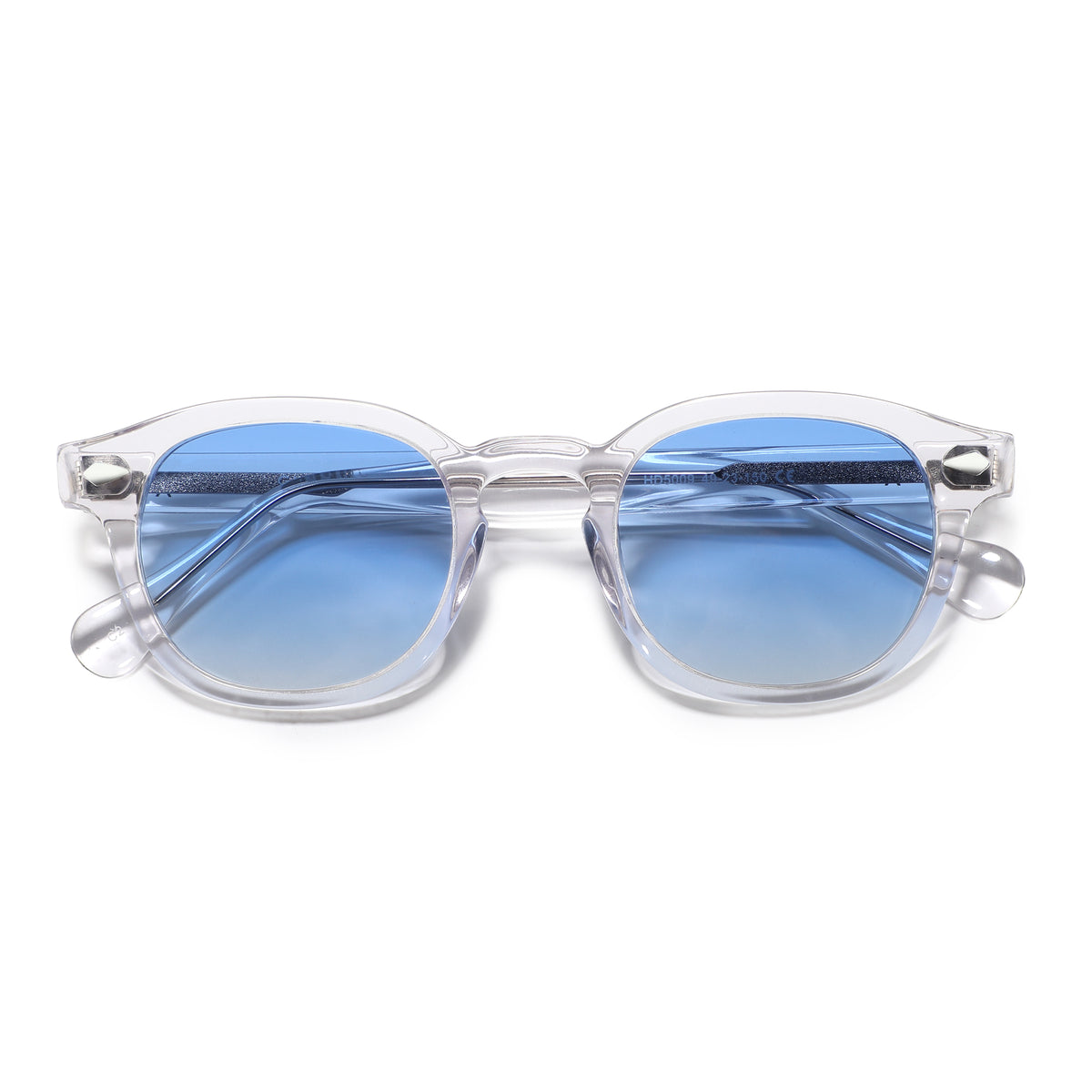 משקפי שמש Raia מסגרת עגולה בצבע שקוף