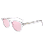 משקפי שמש Raia מסגרת עגולה בצבע שקוף