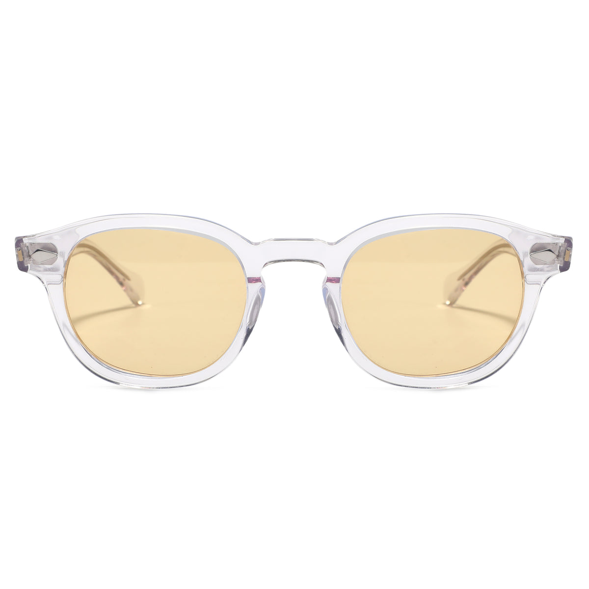 משקפי שמש Raia מסגרת עגולה בצבע שקוף